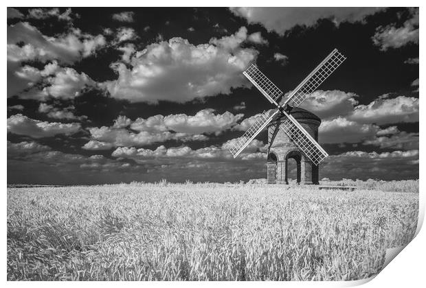 Chesterton Windmill. Print by Bill Allsopp
