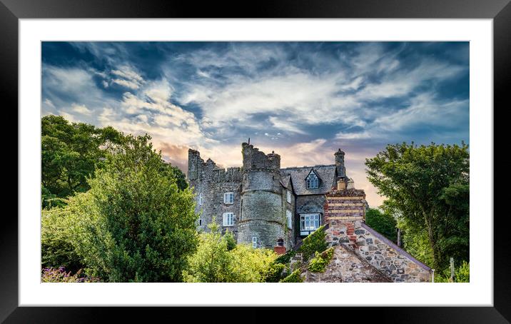 Old Castle, Newport, Pembrokeshire, Wales, UK Framed Mounted Print by Mark Llewellyn