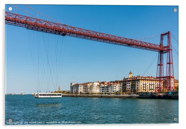  The Vizcaya Bridge Acrylic by Jim Monk