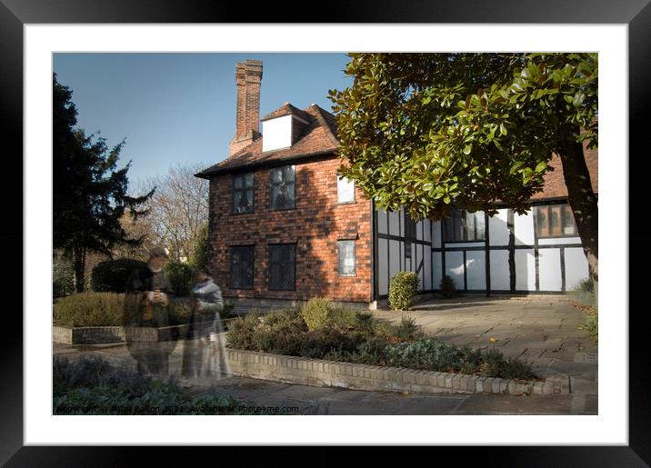 Southchurch Hall, with previous occupants! Southend on Sea, Essex, UK. Framed Mounted Print by Peter Bolton