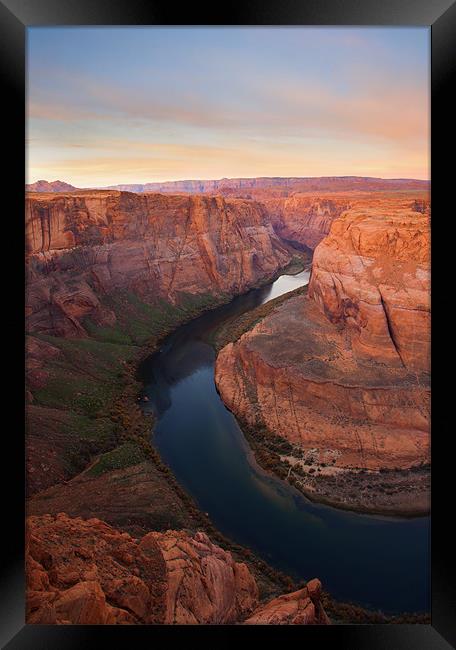 Half Bend Sunrise Framed Print by Mike Dawson