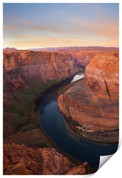 Half Bend Sunrise Print by Mike Dawson