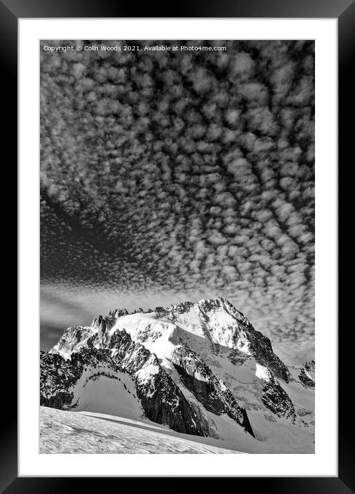 The Aiguille de Chardonnet in the French Alps Framed Mounted Print by Colin Woods