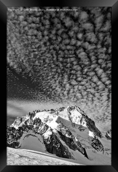 The Aiguille de Chardonnet in the French Alps Framed Print by Colin Woods