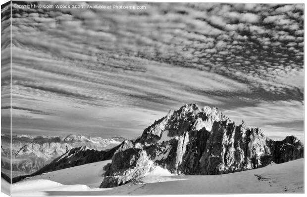 The Aiguille de Tour in the French Alps Canvas Print by Colin Woods