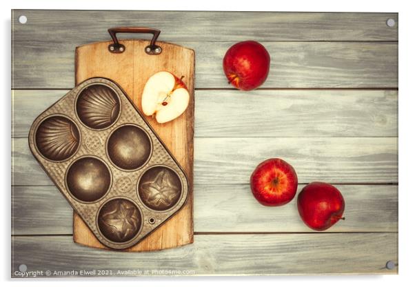 Baking In The Autumn Acrylic by Amanda Elwell