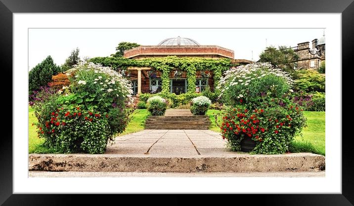 The Sun Pavilion, Valley Gardens Harrogate  Framed Mounted Print by Paul M Baxter