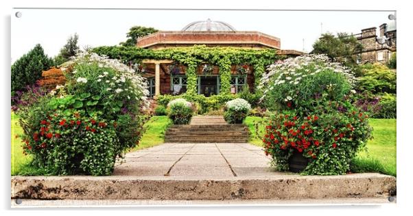 The Sun Pavilion, Valley Gardens Harrogate  Acrylic by Paul M Baxter