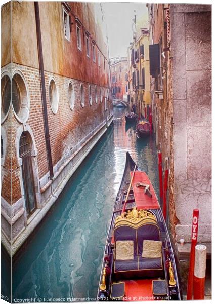 Venice Canvas Print by francesco mastrandrea