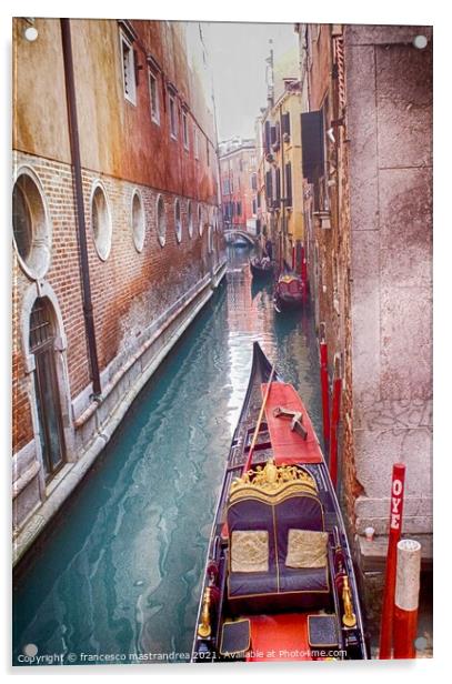 Venice Acrylic by francesco mastrandrea