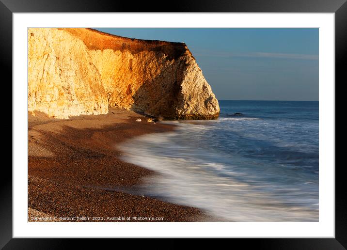 Freshwater Bay, Isle of Wight, UK Framed Mounted Print by Geraint Tellem ARPS