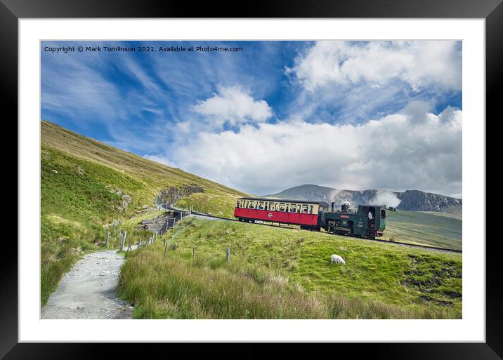 Let The Train Take The Strain Framed Mounted Print by Mark Tomlinson