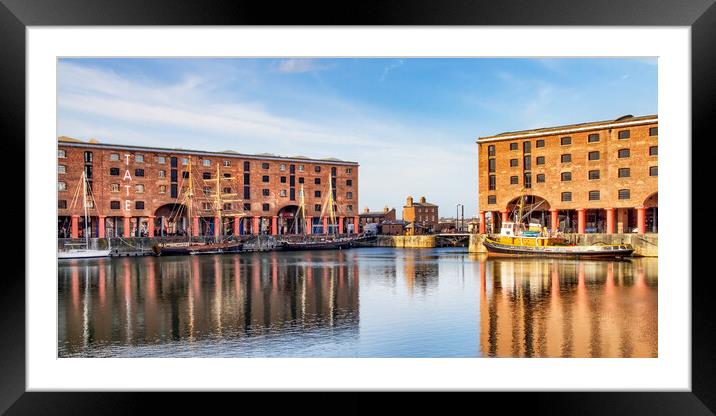 Royal Albert Dock Framed Mounted Print by Roger Green