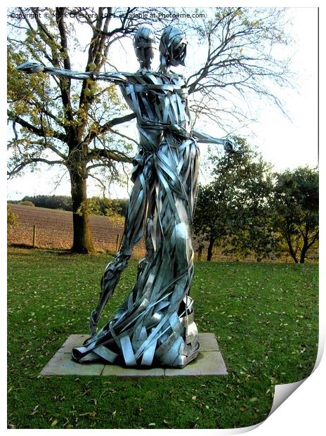 Romantic First Dance Sculpture  Print by Mark Chesters