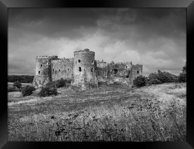 Carew Castle, Pembrokeshire. Framed Print by Colin Allen