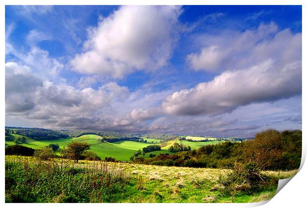 Kent Countryside Print by Serena Bowles