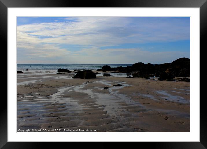 St Ives Beach 1 Framed Mounted Print by Mark ODonnell