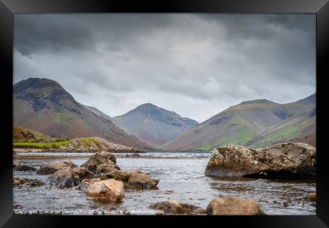 Majestic Wast Water Framed Print by Martin Yiannoullou