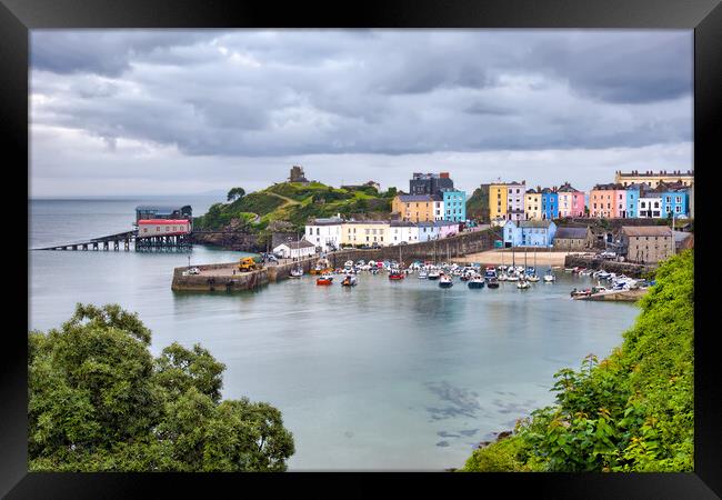 Tenby Harbour Framed Print by Roger Green