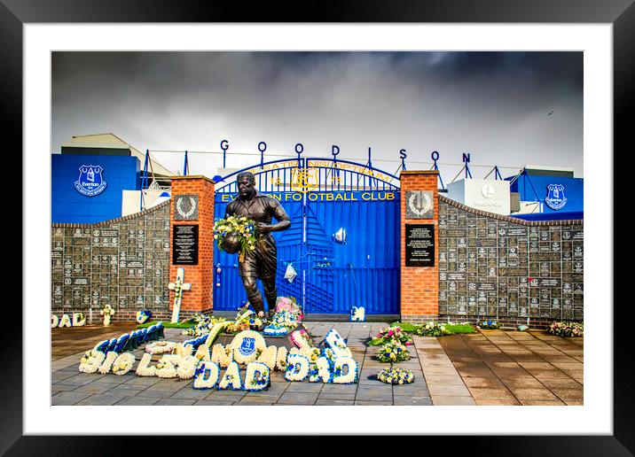 Goodison park Framed Mounted Print by Kevin Elias