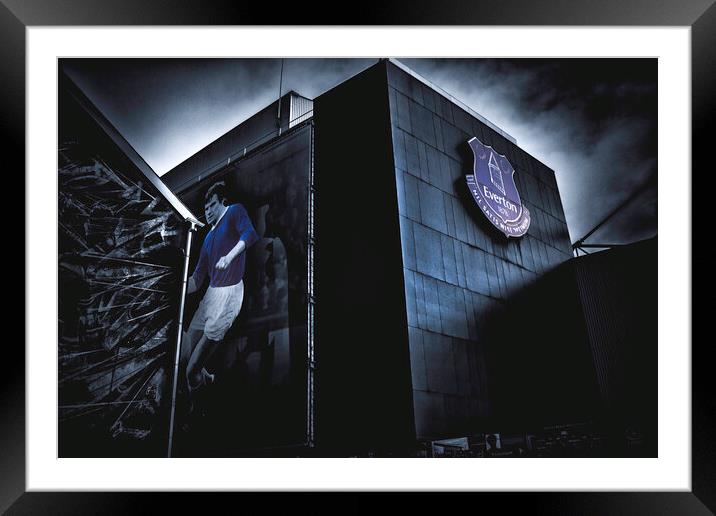Goodison park Framed Mounted Print by Kevin Elias