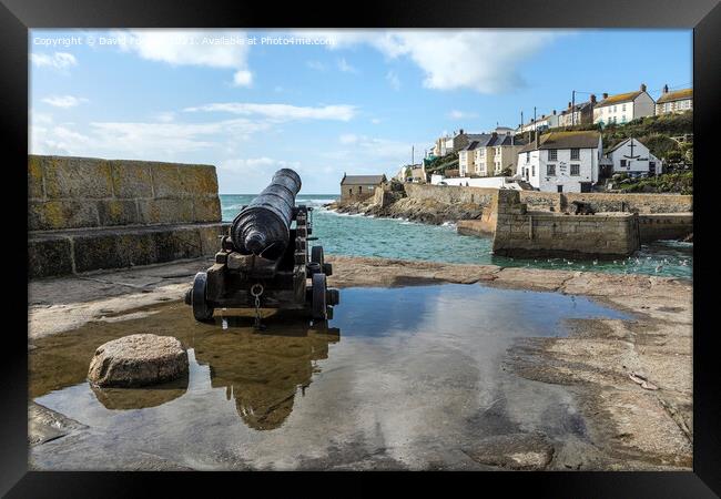  Porthleven Harbour, Cornwall, UK Framed Print by David Forster