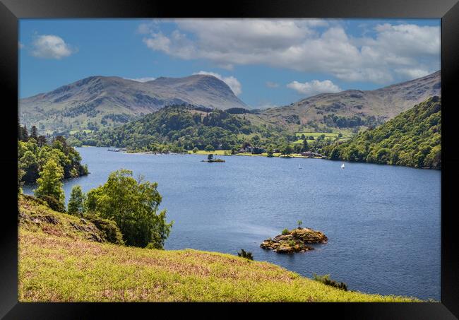 Ullswater in the Lake District Framed Print by Tony Keogh