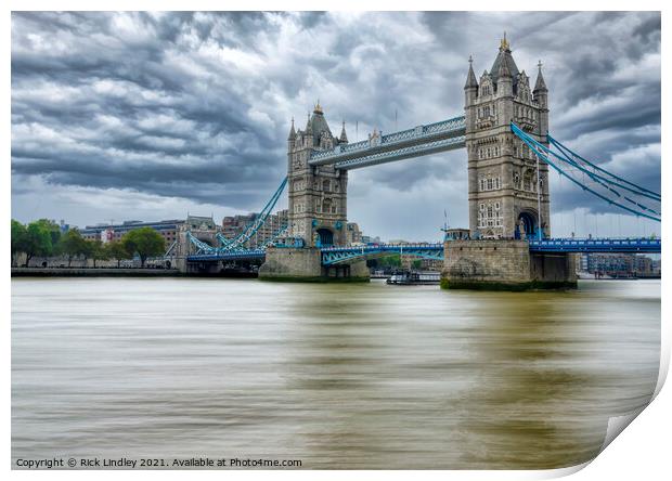 Tower Bridge London Print by Rick Lindley