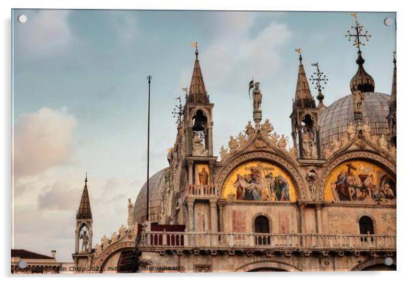Basilica San Marco Acrylic by Colin Chipp
