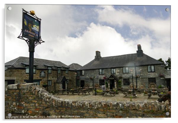 Jamaica Inn, Bodmin Moor  Acrylic by Brian Pierce