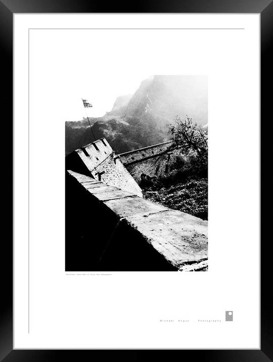 Watchtower (Huangyaguan [Great Wall of China]) Framed Mounted Print by Michael Angus