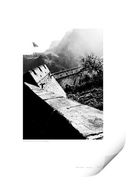Watchtower (Huangyaguan [Great Wall of China]) Print by Michael Angus