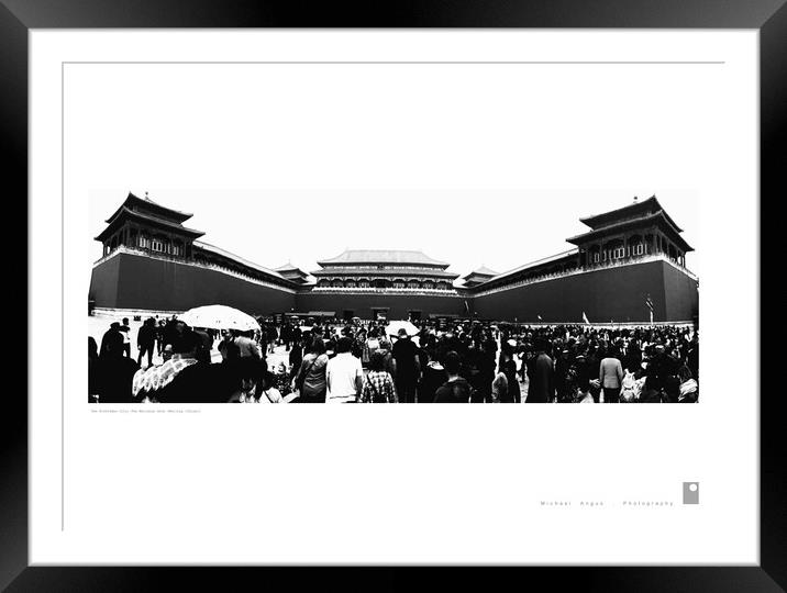 The Forbidden City (Beijing [China]) Framed Mounted Print by Michael Angus