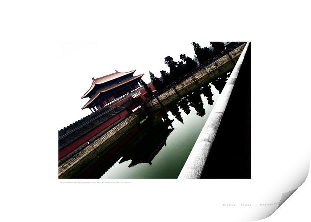Forbidden City: Spiritual Valour Gate (Beijing) Print by Michael Angus