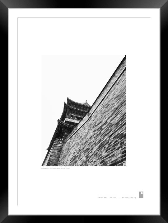 Zhengyang Gate – Tian’anmen Square (Beijing) Framed Mounted Print by Michael Angus