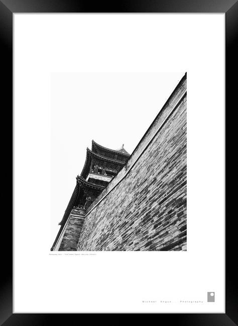 Zhengyang Gate – Tian’anmen Square (Beijing) Framed Print by Michael Angus