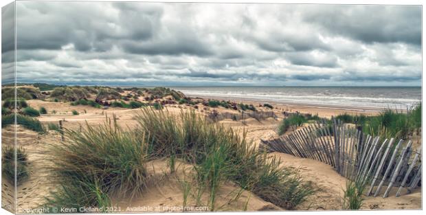 Formby View  Canvas Print by Kevin Clelland
