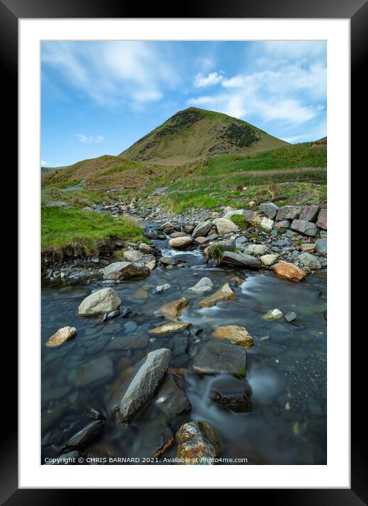 The Tongue Mungrisdale Framed Mounted Print by CHRIS BARNARD