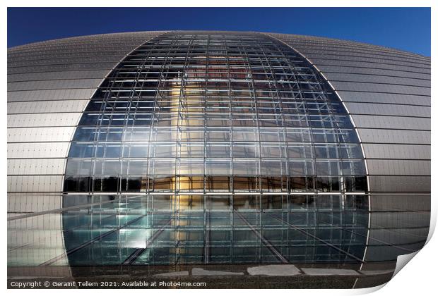 National Centre for the Performing Arts, Beijing, China Print by Geraint Tellem ARPS