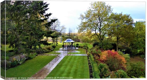 Autumn Colour Gardens Canvas Print by Mark Chesters