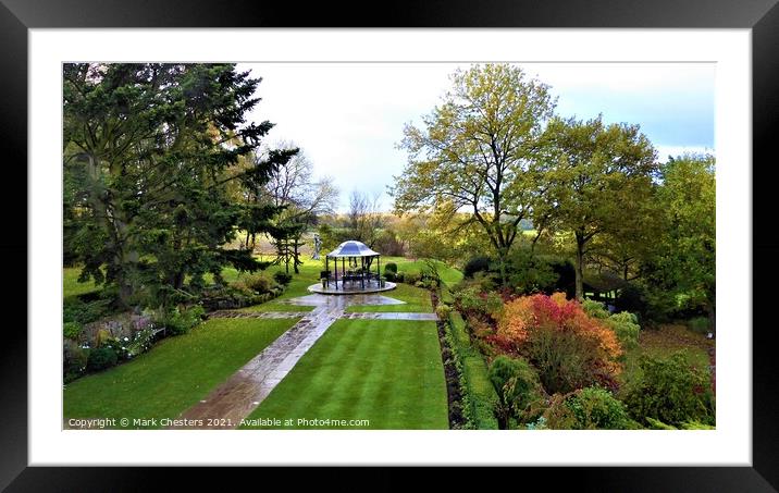 Autumn Colour Gardens Framed Mounted Print by Mark Chesters