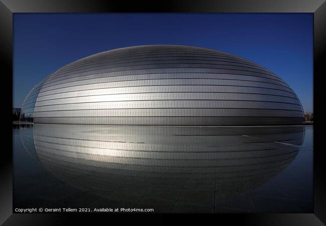 National Centre for The Performing Arts, Beijing, China Framed Print by Geraint Tellem ARPS
