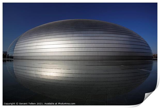 National Centre for The Performing Arts, Beijing, China Print by Geraint Tellem ARPS