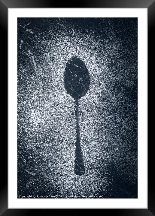 Cutlery Series Framed Mounted Print by Amanda Elwell