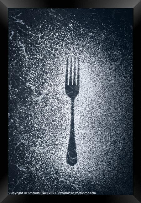 Cutlery Series Framed Print by Amanda Elwell