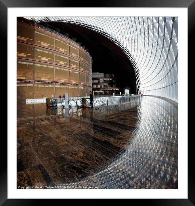 National Centre for the Performing Arts, Beijing, China Framed Mounted Print by Geraint Tellem ARPS