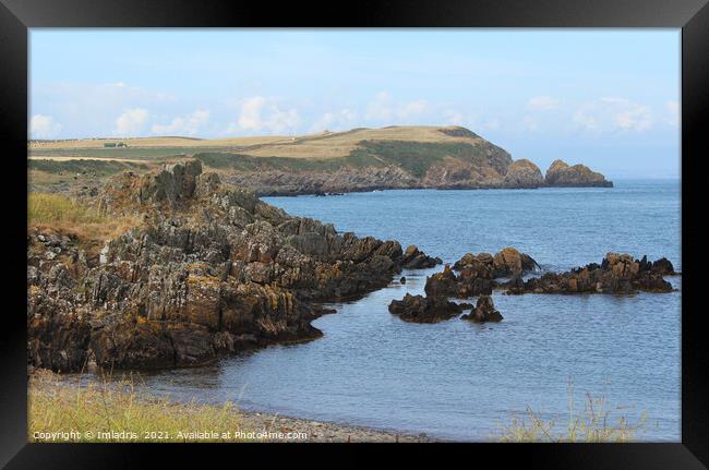 Isle Head View, Isle of Whithorn, Scotland Framed Print by Imladris 
