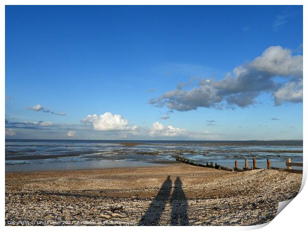 Shellness Beach Print by Linda Lyon