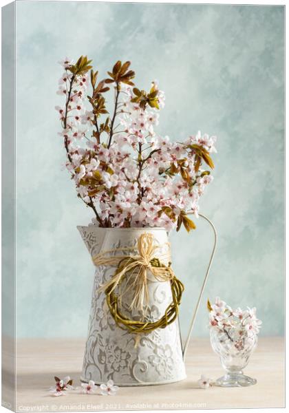 Springtime Blossom Canvas Print by Amanda Elwell