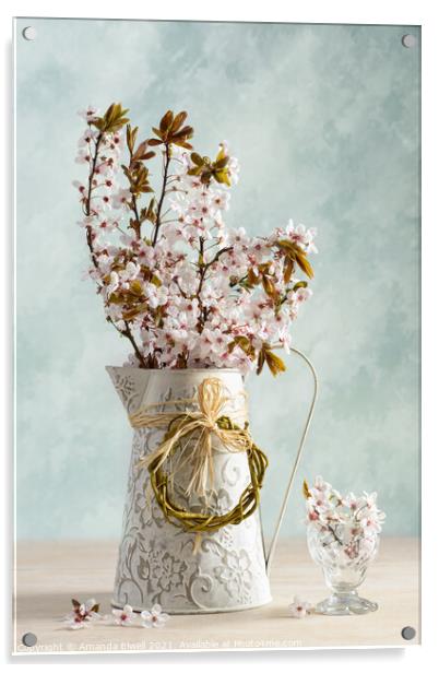 Springtime Blossom Acrylic by Amanda Elwell